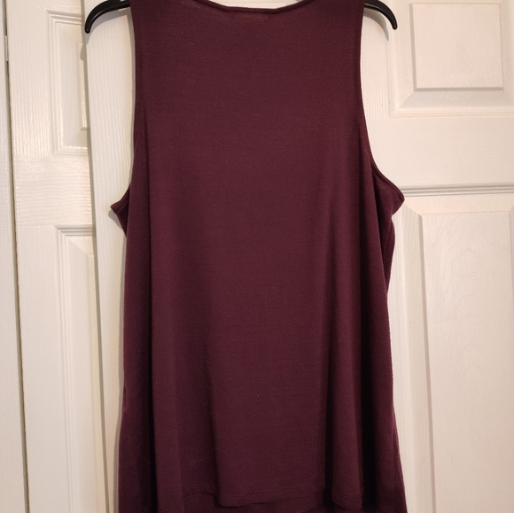 41 Hawthorne Purple Asymmetrical Tank Top NWT - Picture 6 of 6